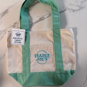 Trader Joe’s pastel mini Tote Bag